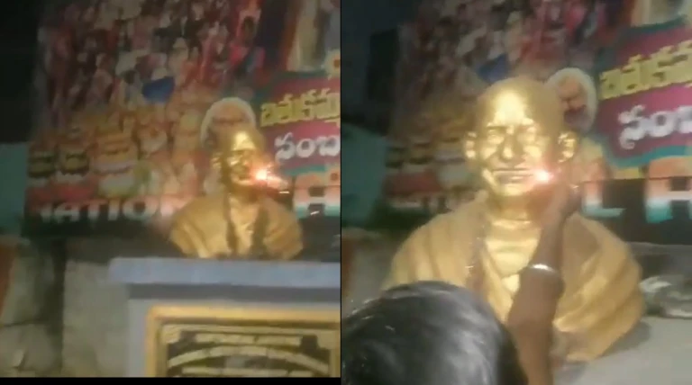 statue-of-gandhi-in-secunderabad-cantonment-thugs-blew-up-fire-carackers-watch-video.webp